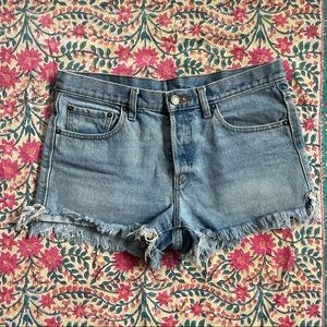 UO classic cut off Jean shorts